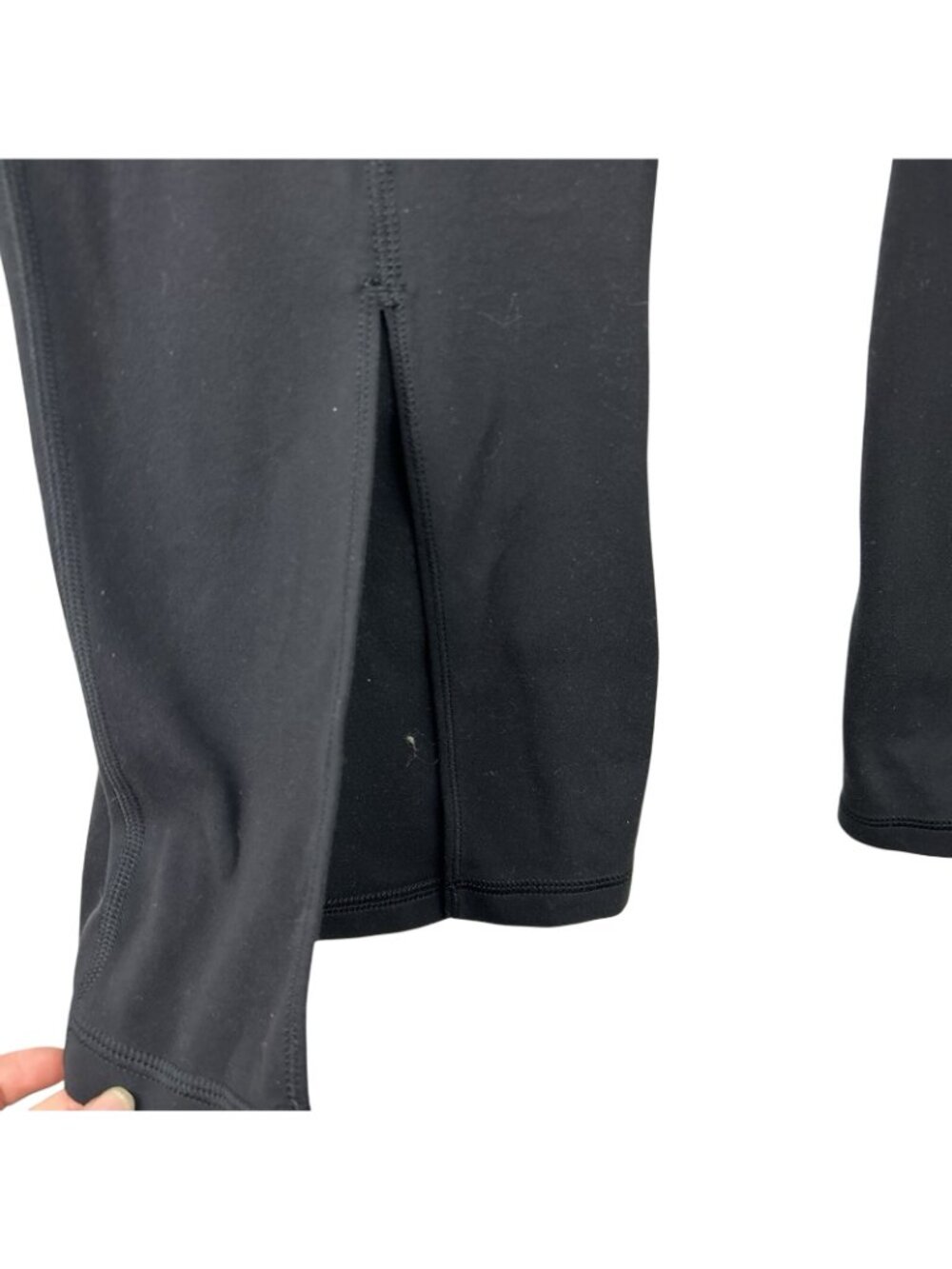 Aritzia TnAction Split Hi-Rise Long Flared Leggings Womens Size Small Black - Picture 16 of 16